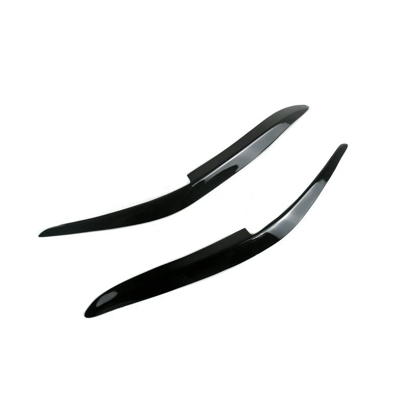 Cubierta de cejas de párpados para faros delanteros de coche, color negro, para Honda Accord 1998-2002