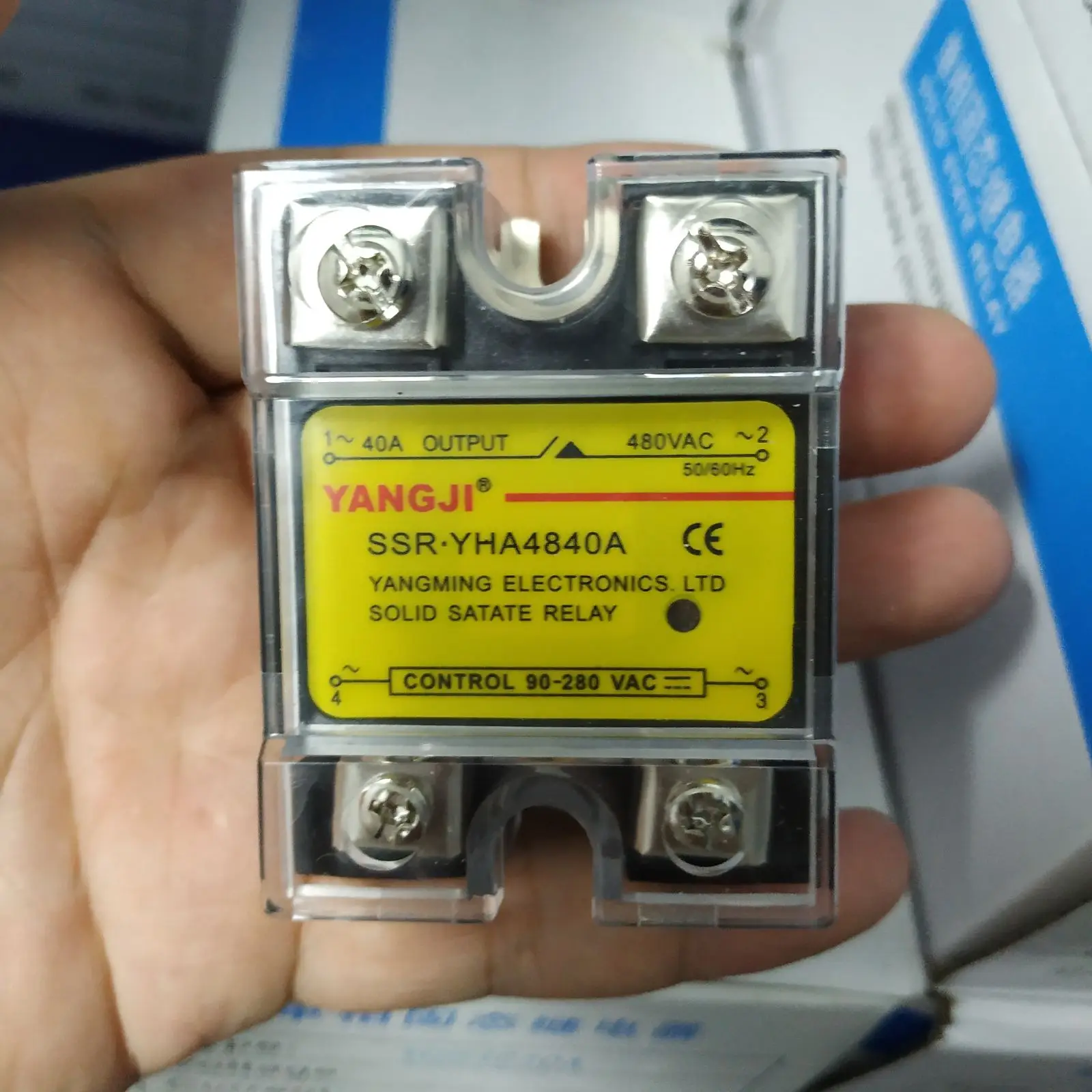 Yang relay YANGJI single-phase AC solid state relay YHA4840A (40A/480V)