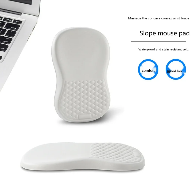Silikon-Handgelenkauflage mit ergonomischem Neigungsdesign, 10 Farben, rutschfeste Schreibtischunterlage für Büro und Gaming. – Detail 4