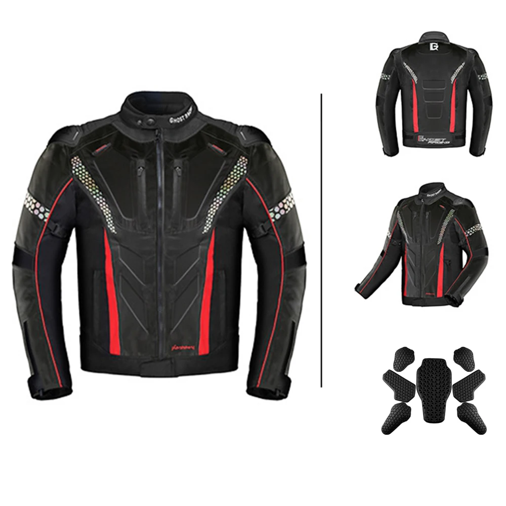 Motocross Jacket Waterproof Motorcycle Jacket Man Moto Suit Motorbike Riding Jacket Wear-resistant Motorcycle Protection M-5XL