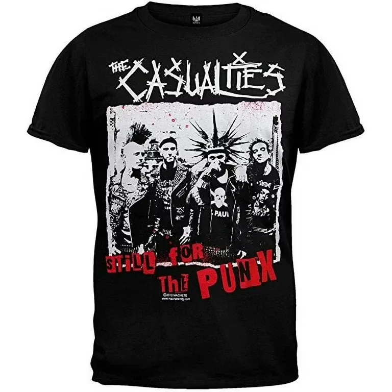 The Casualties Still For The Punk Black T Shirt Full Size S-5XL