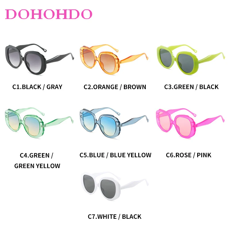 Classic Vintage Big Frame Oval Sunglasses For Women Men Fashion Luxury Brand Designer Ladies Summer Traveling Sun Glasses UV400