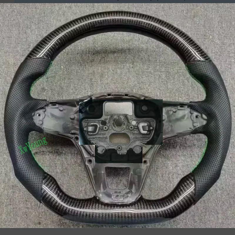 

Для VW Volkswagen Amarok 2020-2023 (без переключателей весла) 100% настоящее углеродное волокно, автомобильный руль