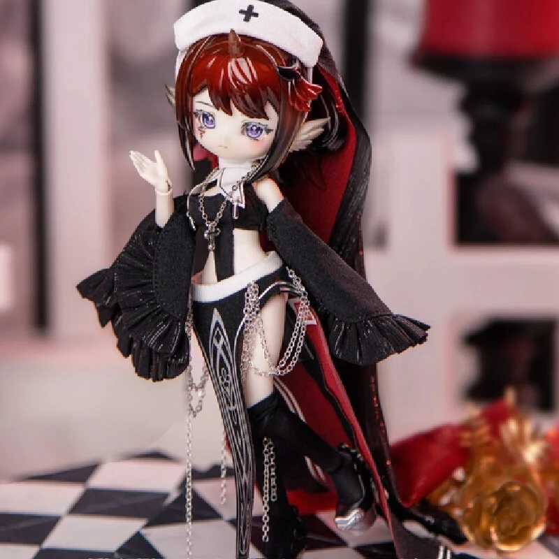 Penny's Box - Roupa de Freira com Cruz para Boneca BJD 1/8 - Acessórios para Bonecas Articuladas e Colecionáveis