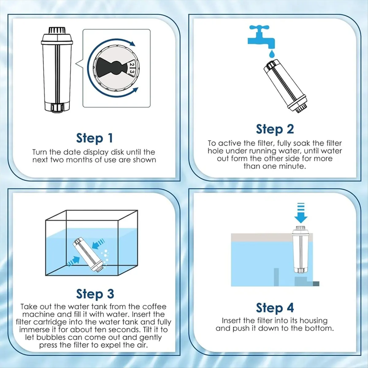 N14R Top Water Filter Replacement Compatible with for Coffee Machine Filter Softener for
