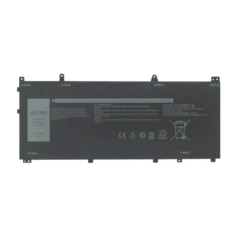 Laptop Battery DKNWN VG661 For Alienware X14 R1 R2 P150G Series Notebook DKNWN V4N84 0GD3C9 0V4N84 11.4V/80.5Wh/6709mAh