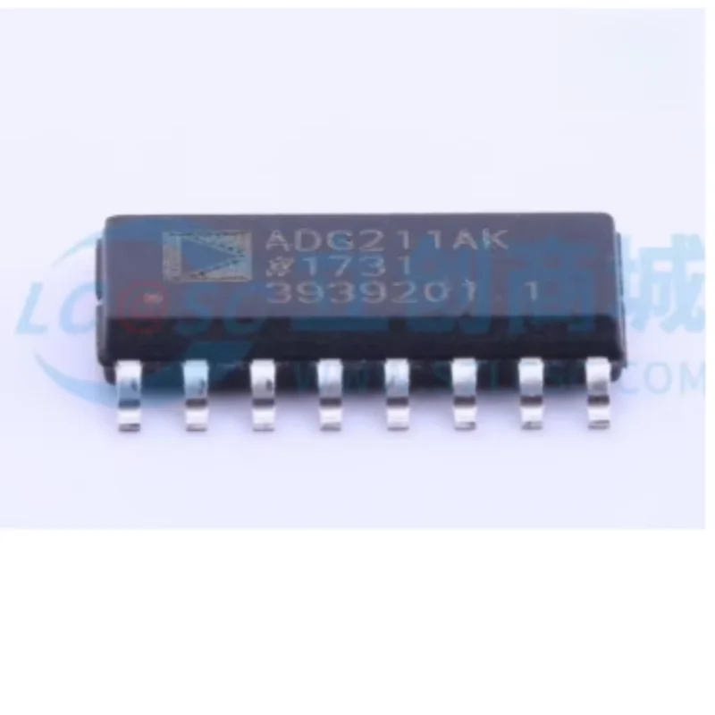 5PCS ADG211AKRZ Analog Devices Quad SPST Analog Switch ±15V 115Ω RON SOIC-16 SMD Chip