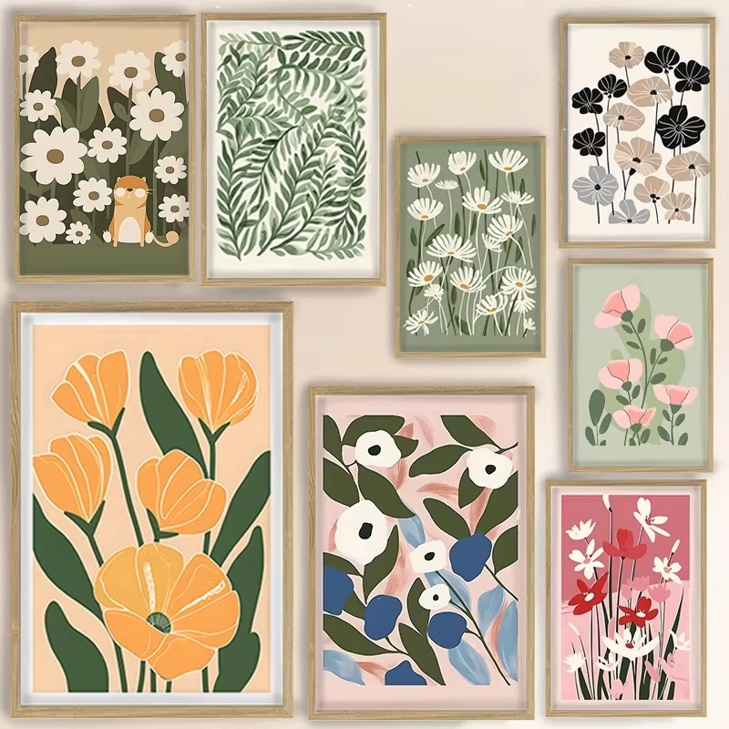 لوحة زيتية MINISO حسب الرقم ماتيس الربيع الطازج الشعور ديكور المنزل جدار المعيشة مقهى بار غرفة ديكور إطارات هدية فريدة من نوعها #1