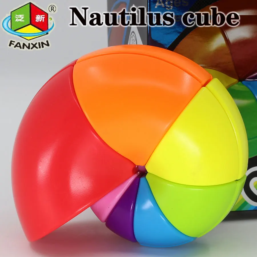 FanXin Magic puzzles Strange Cube Nautilus Conch The Sea Snail Cube Cute Whelk Logic Puzzle Educatiional Colorful vivid Toy Game