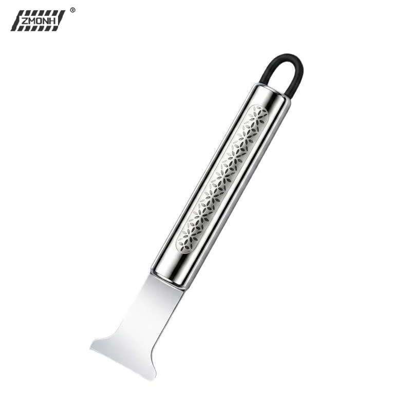 H Stainless Steel Ice Scraper Fast Defrosting Scratch Proof For Car Windshield Home Refrigerator Ice Removal