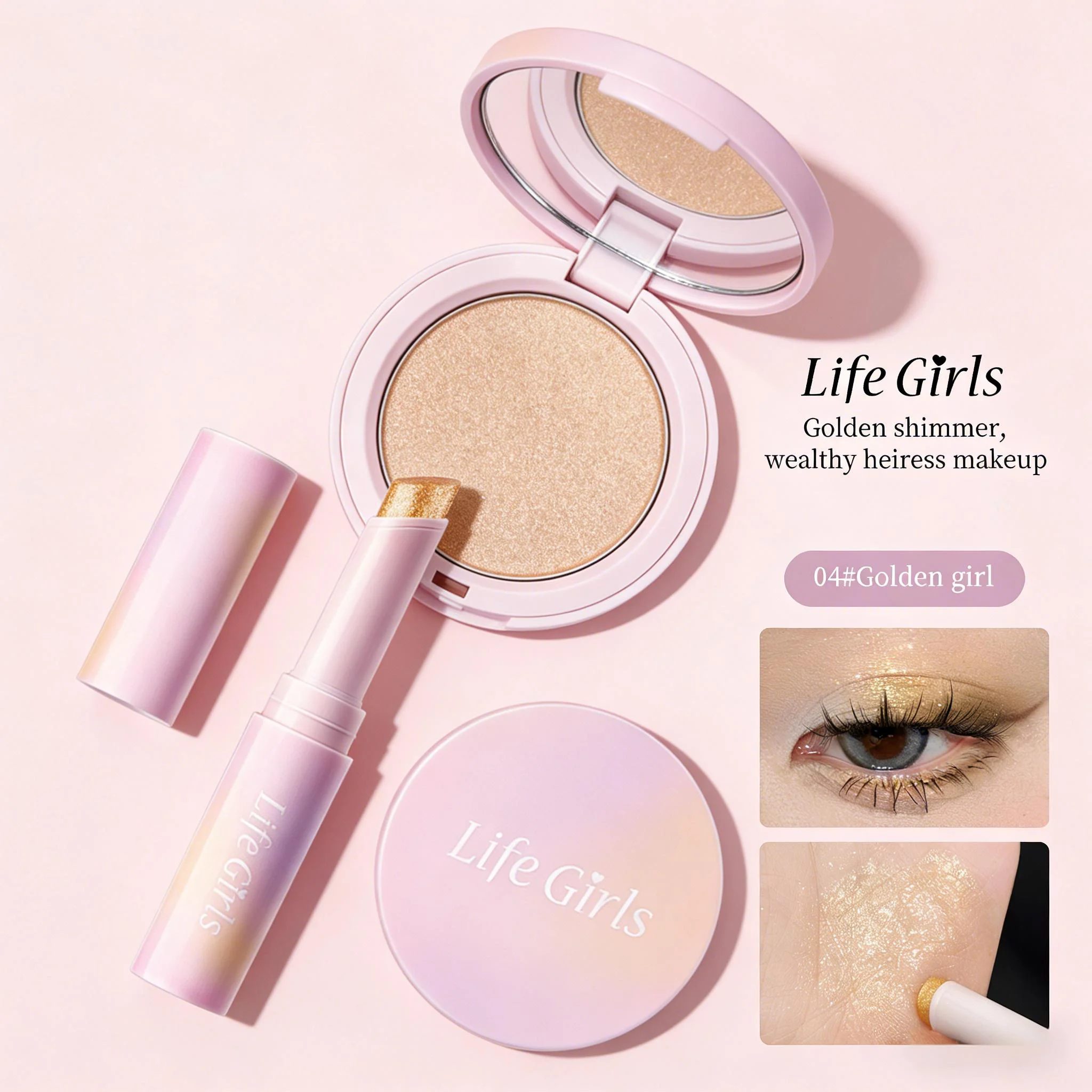 Barra de sombra de ojos rápida y fácil disponible en varios colores Duradera Perfecta para un aspecto diario Ideal para principiantes en maquillaje