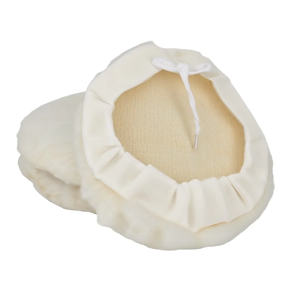 3Pcs 7inch Car Lambs Wool for bonnet Buffing Wheel Pad Buffer Polishing Polisher Pad for ecoflow Tools Llavero for inteligente
