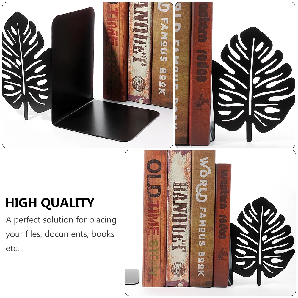 

Retro Bookends Metal Heavy Duty Support St Non Skid Ideal Study Bedroom Office Home Library Bookstore Shelf Baffle