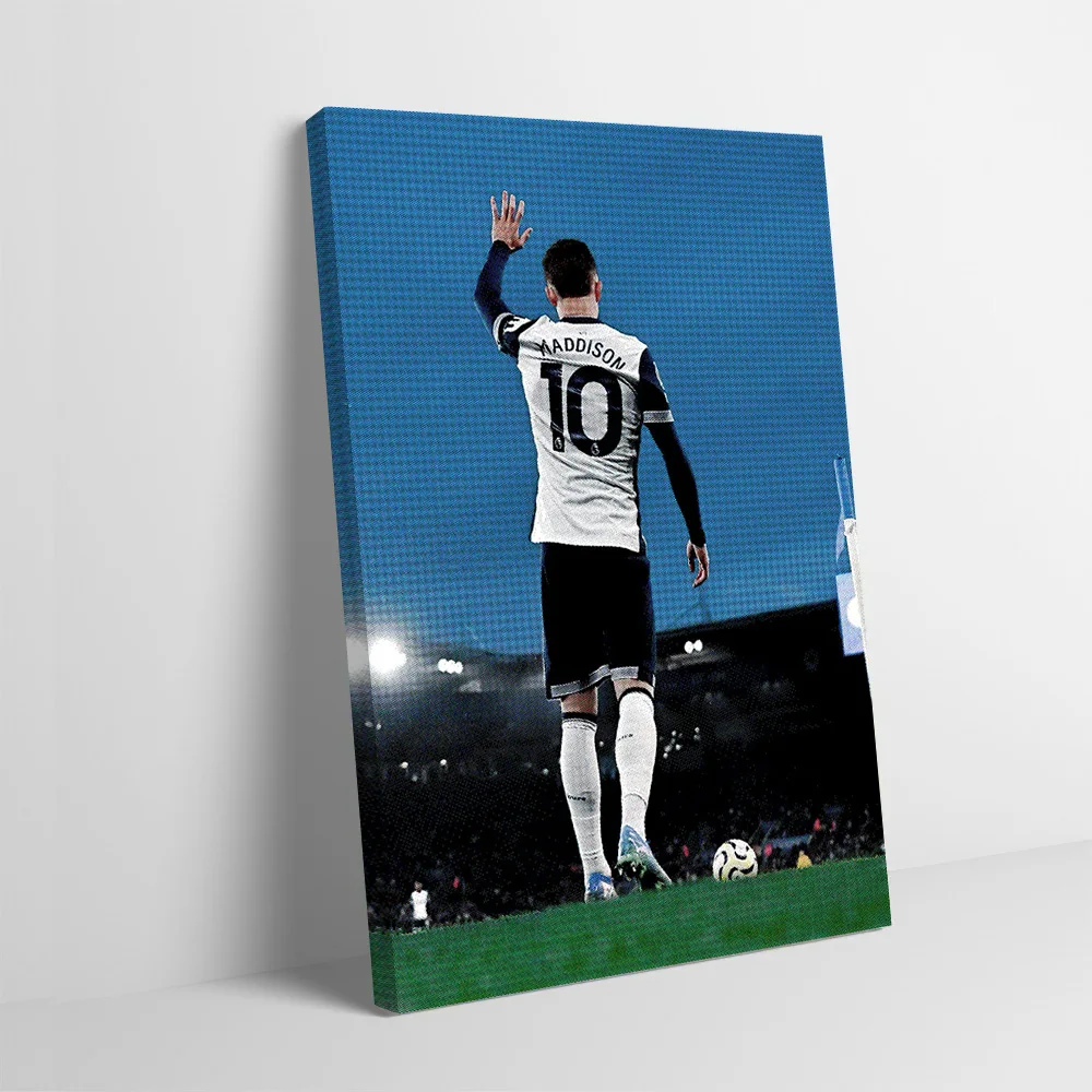 Soccer Player Acknowledging Fans Poster Customizable Printed Canvas Painting Wall Art Gift for Gamer Decoration Home Decorations