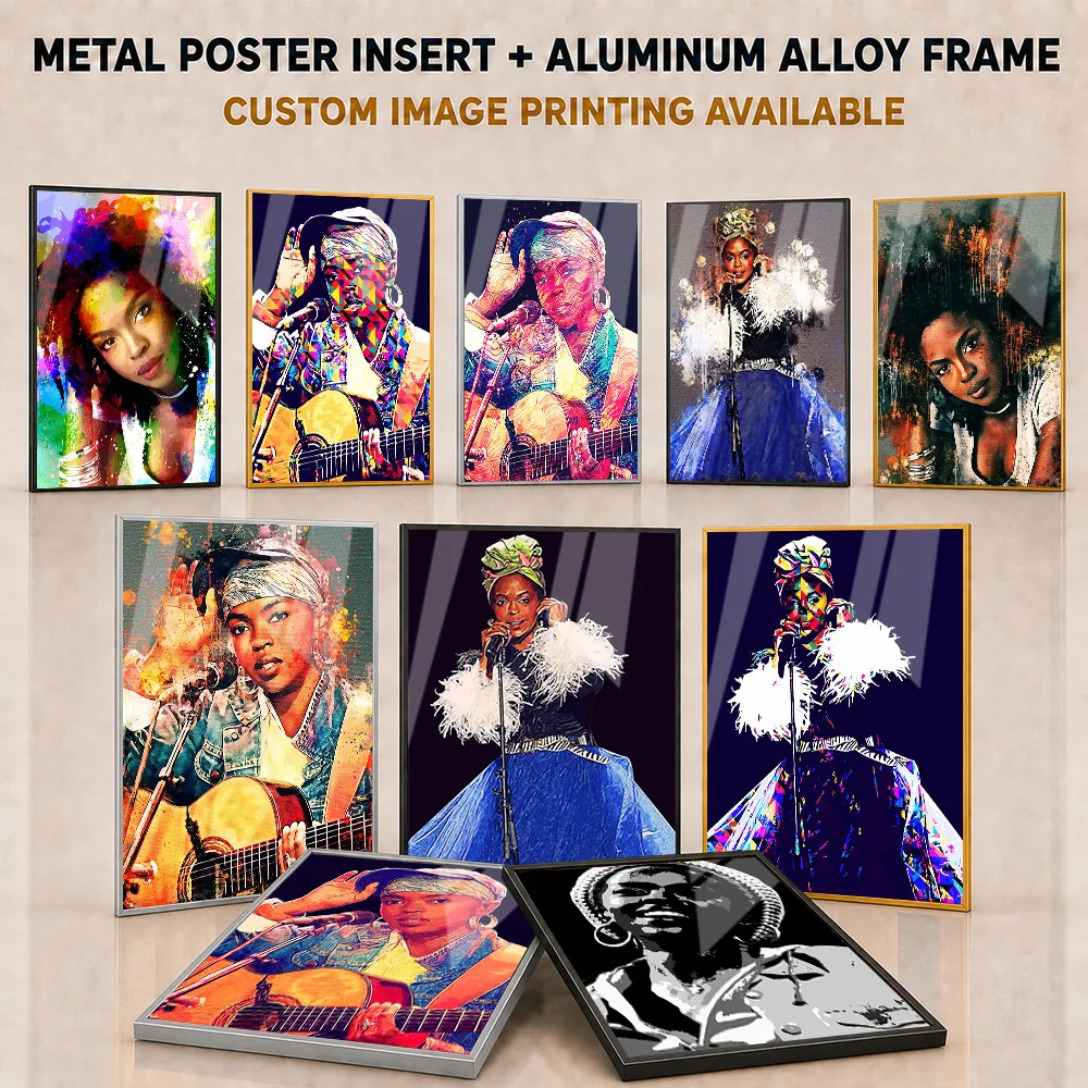 Lauryn Lauryn Hill Framed Aluminum Metal Poster Customized Photo Urban Hip Hop Tribute Style Wall Art For Game Room Music Lover Gift - Aliexpress Deal