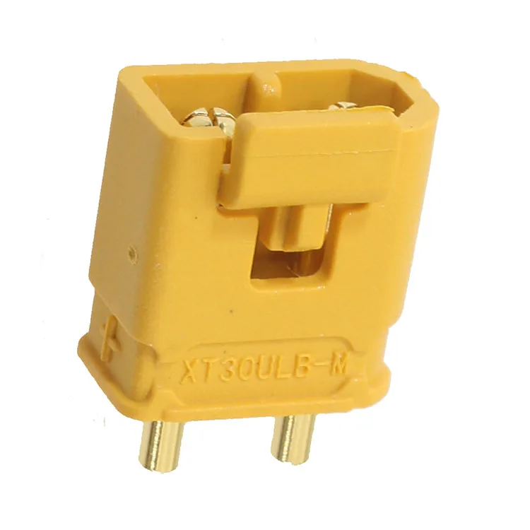 

30PCSAmass XT30ULW XT30 штекер с защитным гнездовым разъемом новый желтый металл для RC UAV Запчасти Батарея