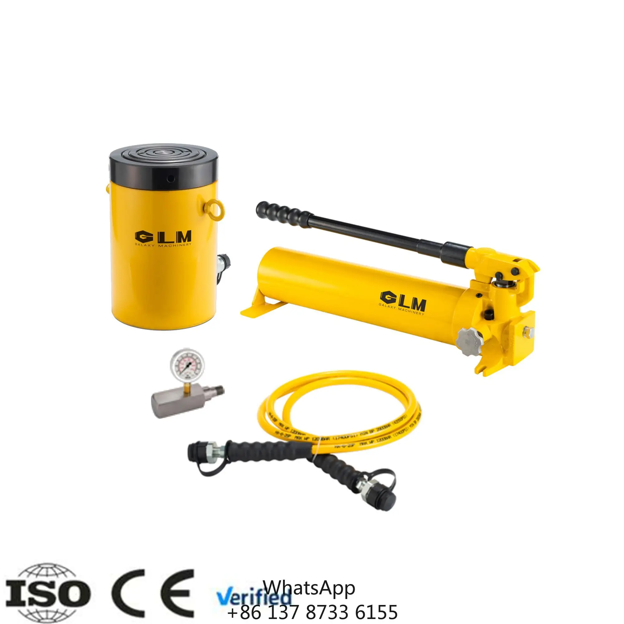 

Customized Stroke & Tonnes 50t 100t 150t 200t OEM ODM Service Single Acting High Tonnage Lock Nut Hydraulic Cylinder Jacks