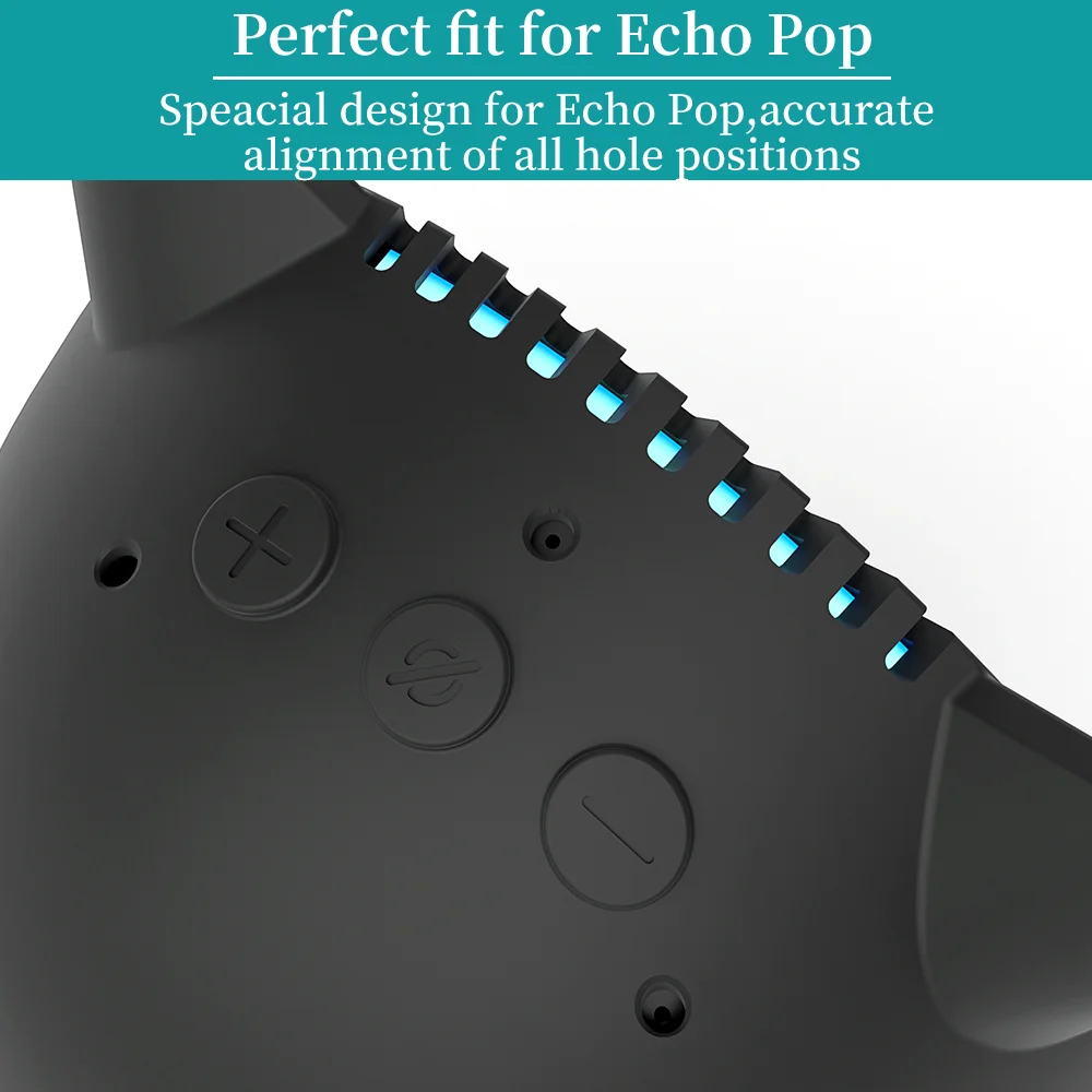 Base de batería para Echo Pop, portátil, recargable, 5200mAh, con funda protectora de silicona, adecuada para accesorios Echo Pop