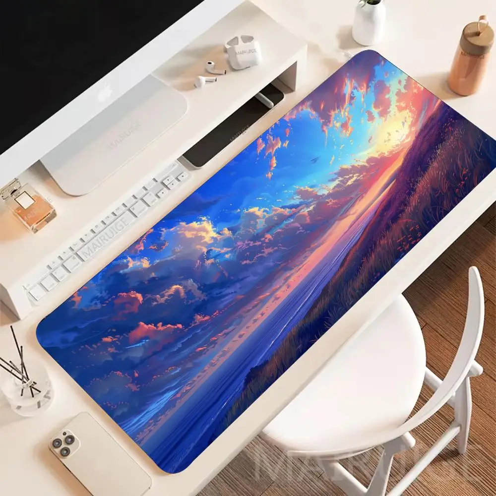 

Красочный коврик для мыши с клавиатурой Sky Gamer, игровой большой нескользящий коврик для ноутбука и планшета со швами, мини-коврик для мыши XXL, коврики для мыши для ПК Playma