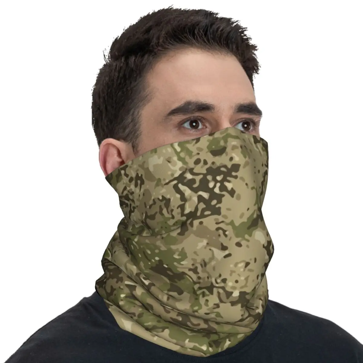 Outdoor Sports Balaclava Flecktarn Camouflage Cycling Mask Soft Warm Tactical Mask y2k Funny Hiking Camping UV Scarf Bandana