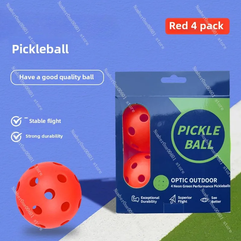 Injection Molded Pickball 74mm TPE Four Color Boxes