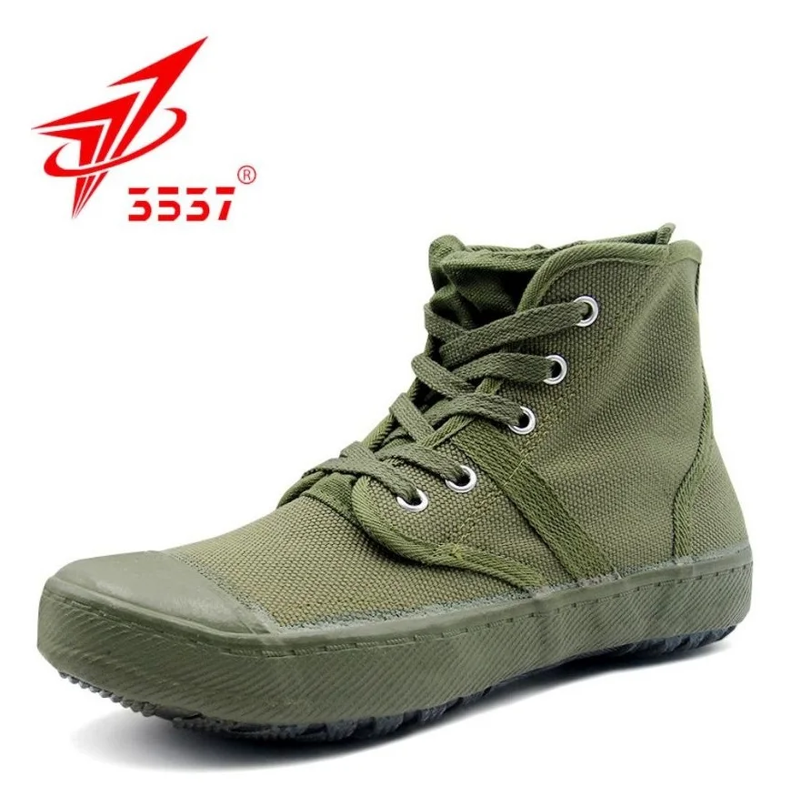 Guizhou 3537 Liberation Shoes Flat Bottom High Top Canvas Breathable Autumn Rubber Boots Unisex Outdoor Camping Travel Gear
