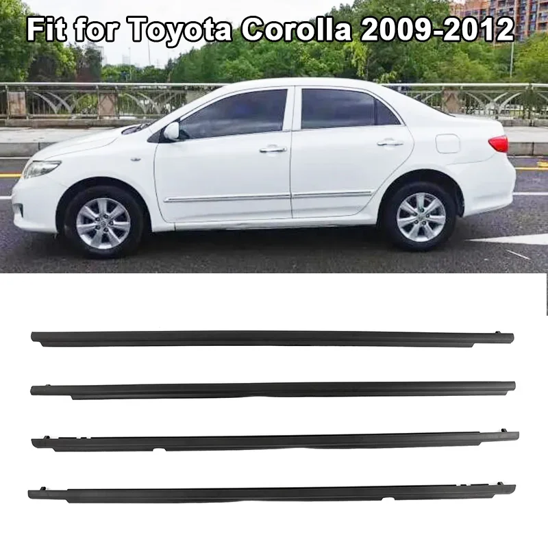 

Car Side Window Glass Seal Door Window Sealant Strip Weatherstrip Rainproof Weather Strip for Toyota Corolla 2009-2012