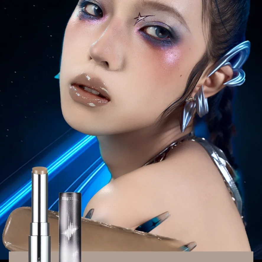 ملمع شفاه صلب من فيلم كريريبي كريستال، لمسة نهائية مرآة طويلة الأمد، شفاه مبطنة، ملمع شفاه أحمر، أحمر شفاه مرطب للنساء