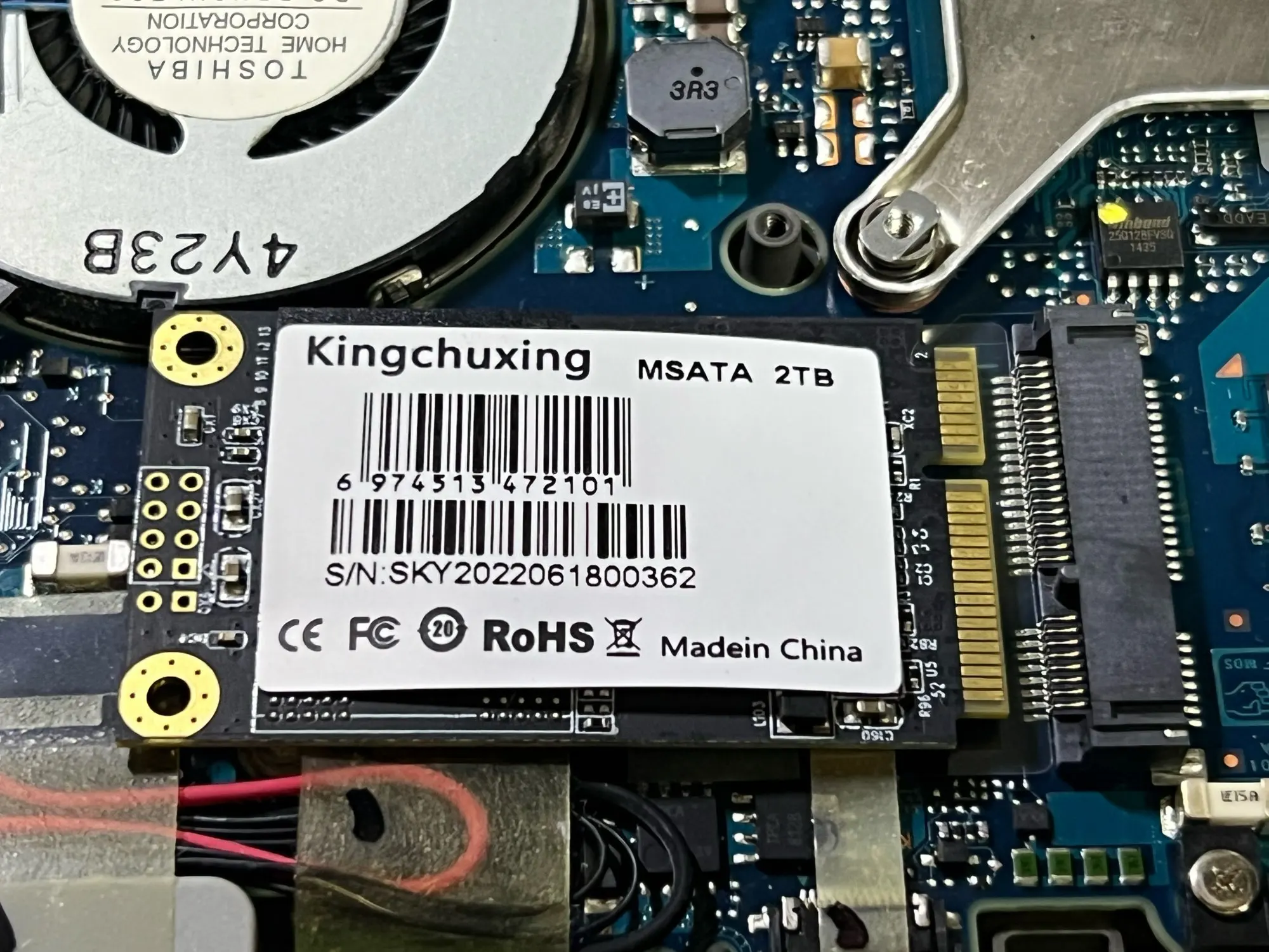 Kingchuxing SSD MSATA Interne Solid-State-Laufwerke 128GB 256GB 512GB MSATA SSD Hochleistungs-Festplatte für Desktop und Laptop – Detail 2