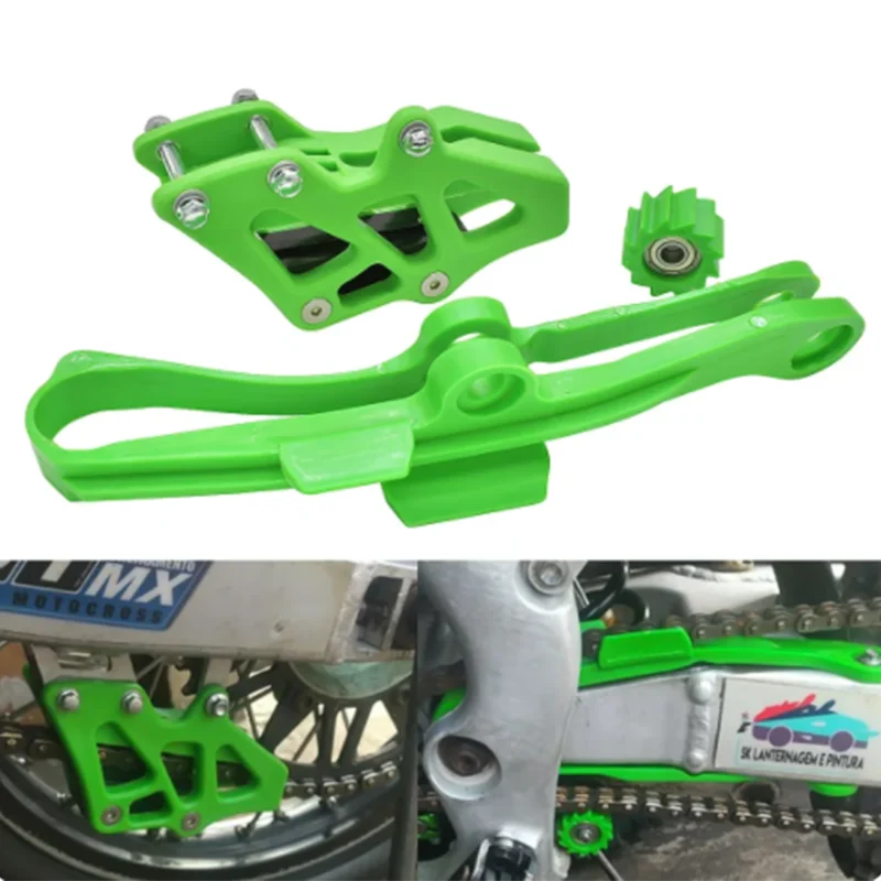 Motorcycle CNC Chain Guide Chain Slider Guide Roller Swingarm Protector For KAWASAKI KXF250 KXF450 KX250F KX450F KXF 250 450 KX