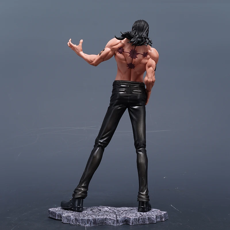 25cm Gk Rob Lucci Figurka Anime One Piece Cp0 Lider Smok I Tygrys Cp9 Ozdoba Na Biurko Statuetka Model Pvc Zestaw Garażowy Prezenty Dla Dzieci