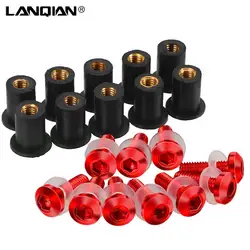 For HONDA Africa Twin CRF1100L CRF1000L CRF 1100 1000 L Adventure ADV XRV750 5MM Windshield Bolt Windscreen Mounting Screw Kit