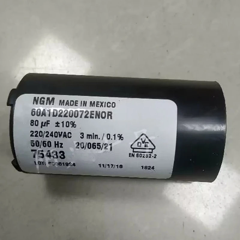 New Ngm Starting Capacitor 60A1D220072Enor 80Uf 220 240Vac Compatible Kemet 080Ms26Aamk1Std 80Uf 260V Ac Capacitor