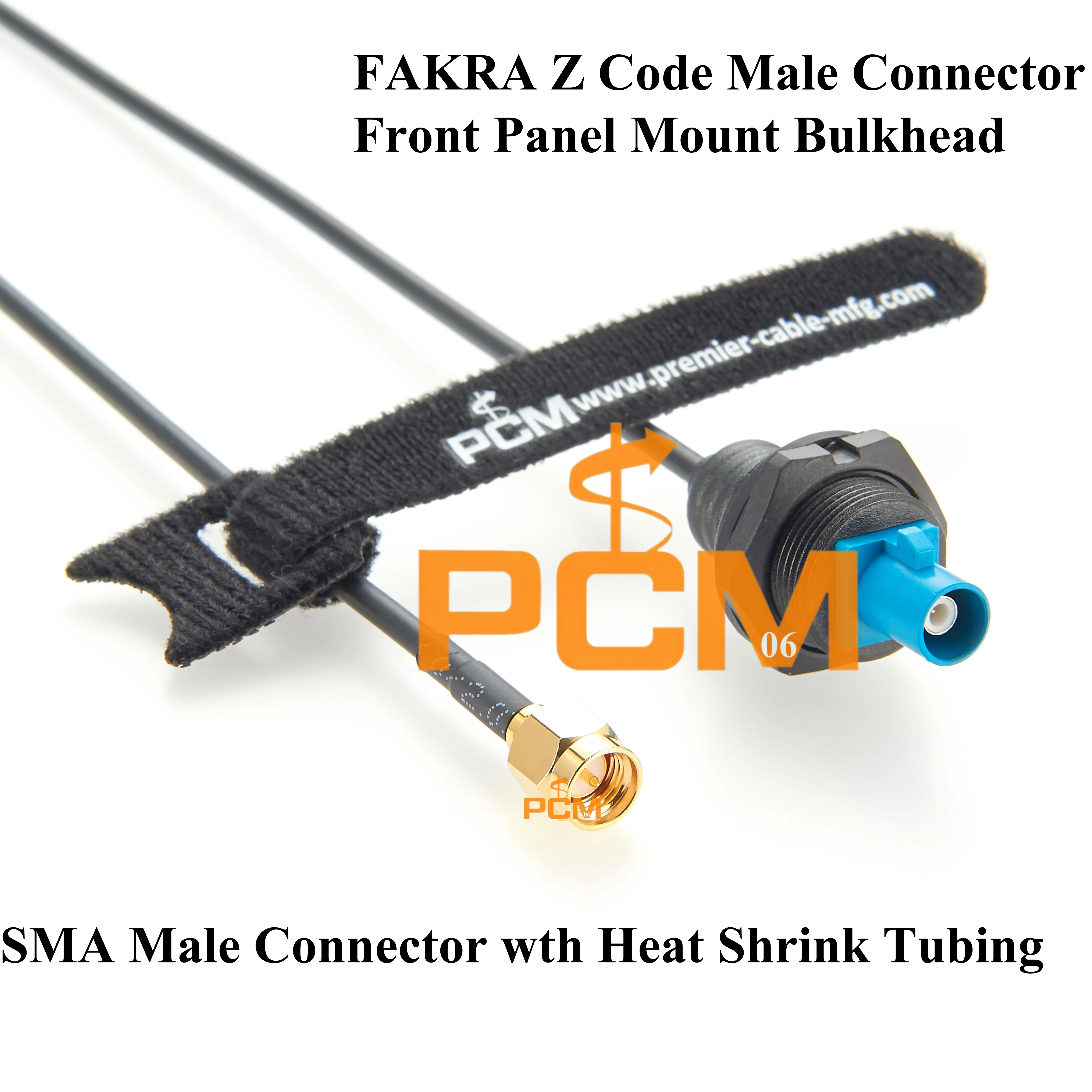 FAKRA Z-Stecker auf SMA-Stecker RG174 RF-Koaxkabel, Panelmontage, Schott, Fahrzeug, Auto, GPS-Antenne, Verlängerungskabel für 4G LTE Satellit – Detail 3