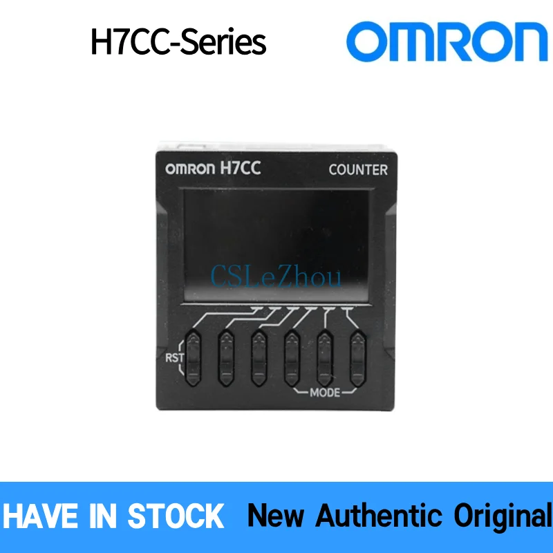 Authentic OMRON H7CC Series Electronic Counter H7CC-AD A8D A11SD ASD AWD AWSD 6 Digit LCD 12 48VDC 24VAC DIN Rail