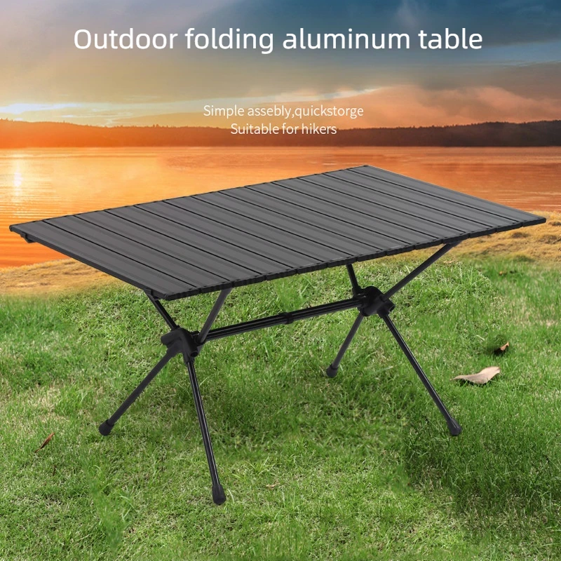 Factory wholesale aluminum alloy camping table outdoor portable lift folding table