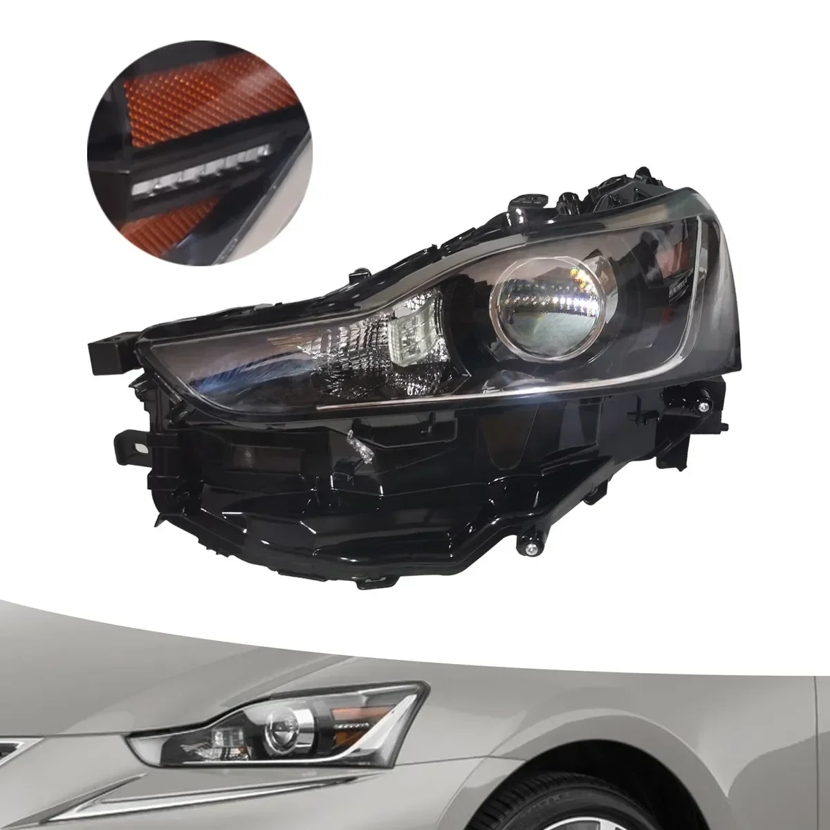 81070-53820 81140-53820 left right Headlight Assembly For Lexus 2017-2021 IS200t IS300 IS350 F Sport 2017 2018 2019 2020 2021