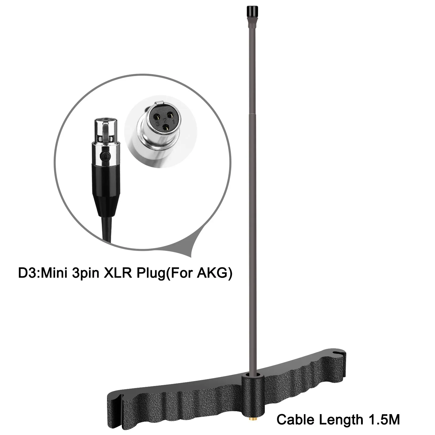 KIMAFUN KM-CX510 Mini Light Weight Condenser Microphone Instrument Musical Microphone Professional Microphones for Bass Playing
