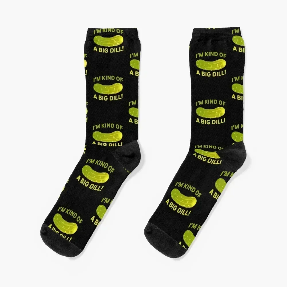 I'm Kind Of A Big Dill Socks with print football ankle Socks Women's Men's