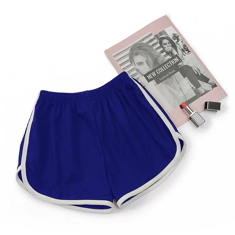 กางเกงขาสั้นโยคะผ้าฝ้ายผู้หญิง ลายวินเทจ ลายปลาโลมา กางเกงขาสั้นเซ็กซี่สำหรับใส่พักผ่อน ออกกำลังกาย ปั่นจักรยาน สตรีทแวร์ โยคะ ฤดูร้อน กีฬา