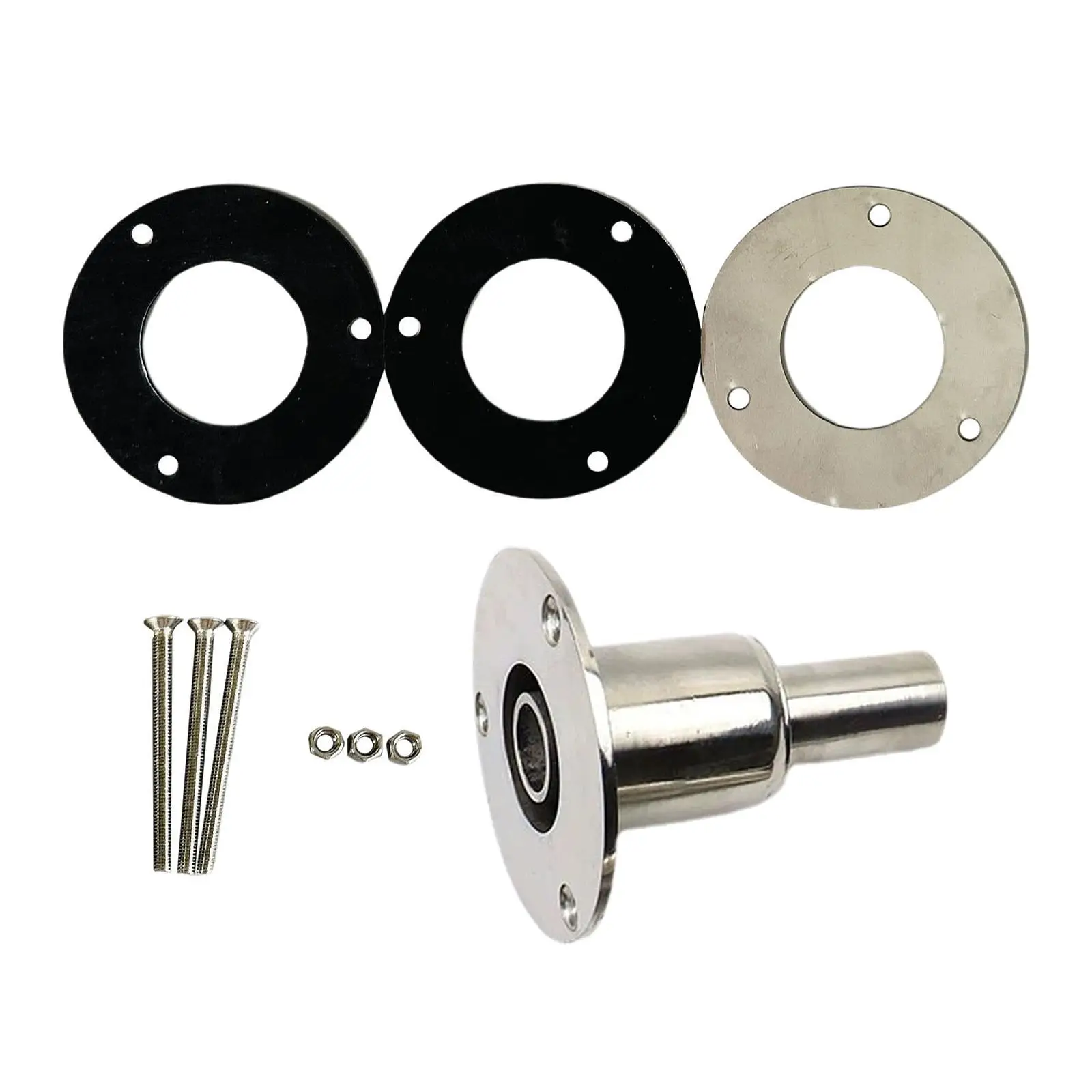 316 Stainless Thru Hull Exhaust Skin Durable Exhaust Heat Shield for Car RV Marine Fuel Parking Heater