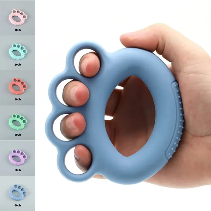 Silicone Hand Grip Strengthener Finger Trainer Exercise Carpal Expander Muscle Workout Gym Fitnes Strengthener