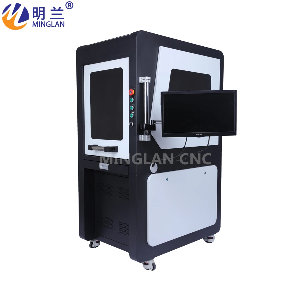 Enclosed Fiber Laser Marking Machine 20W 30W 50W 60W 100W