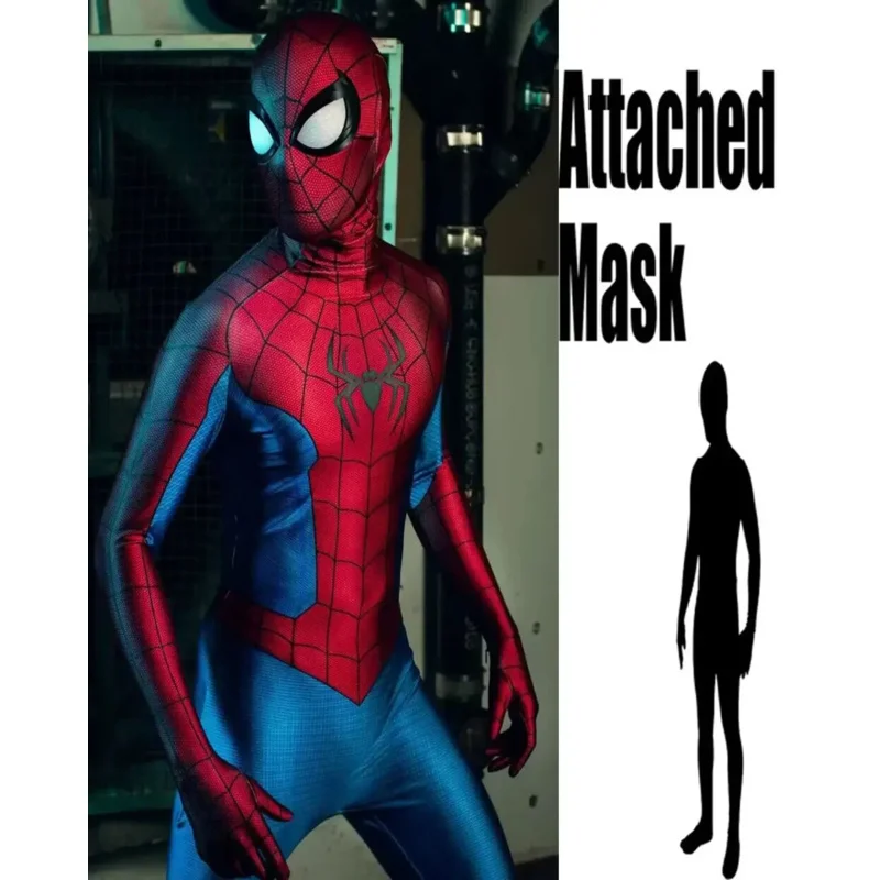 Halloween Men Spider Cosplay No Way Home Swing Costume Superhero Zentai Suit Adults  Boys Male Full Bodysuit Jumpsuit