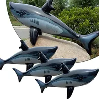 1PCS Floating Shark Float Toy Kids Adults Inflatable Water Swimming Pool Simulation Whale Fish Animals Toys Pool Accessories ﻿