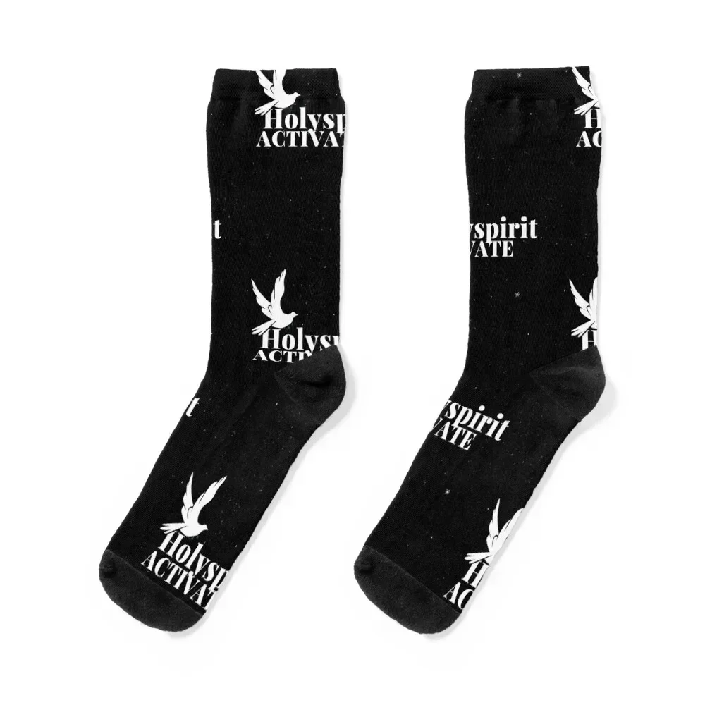 holy spirit activate Socks floor with print Rugby Men Socks Women's