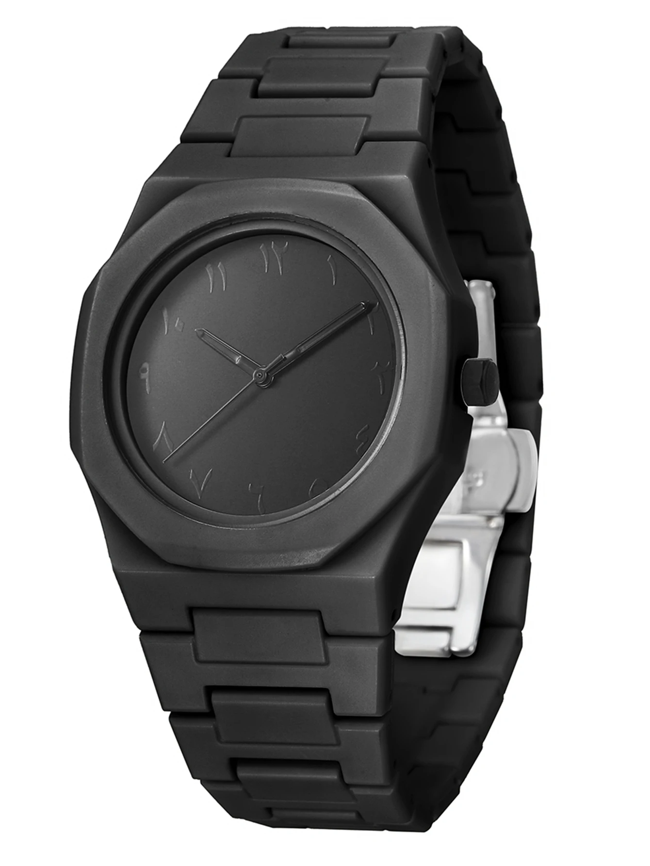 Set orologio da uomo al quarzo e bracciale, collana, anello, adatto per la versatilità quotidiana, regali di compleanno, non include la scatola