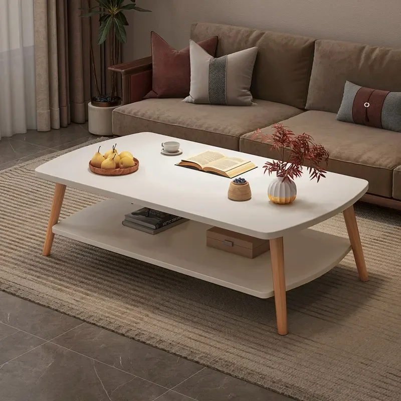 

Japanese Modern Coffee Table Nordic Corner Design White Side Table Entryway Minimalist Mesas De Centro Para Sala Home Furniture