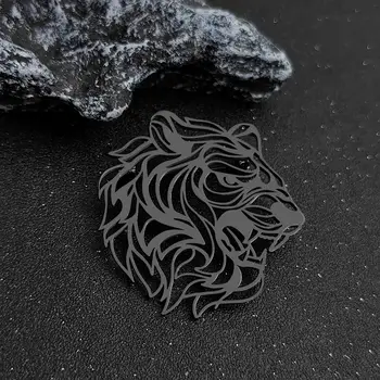 龐克風老虎胸針,不鏽鋼材質,高品質防水別針徽章,可用作單肩包和背包裝飾。 8 最佳銷售 老虎胸針 - №2