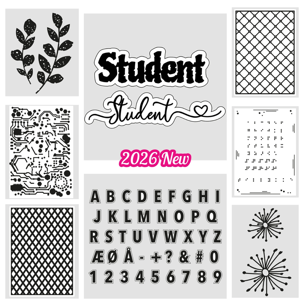Hjerte M. Sløjfe Basis Metal Die Cutting Dies Frames Round Gift Box Craft Embossing Decoration DIY Scrapbooking Greeting Cards
